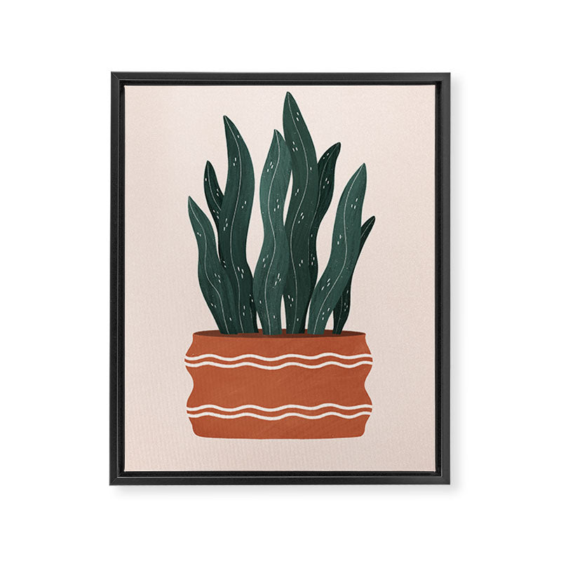 sanseveria Framed Canvas Print Gallery Image 8