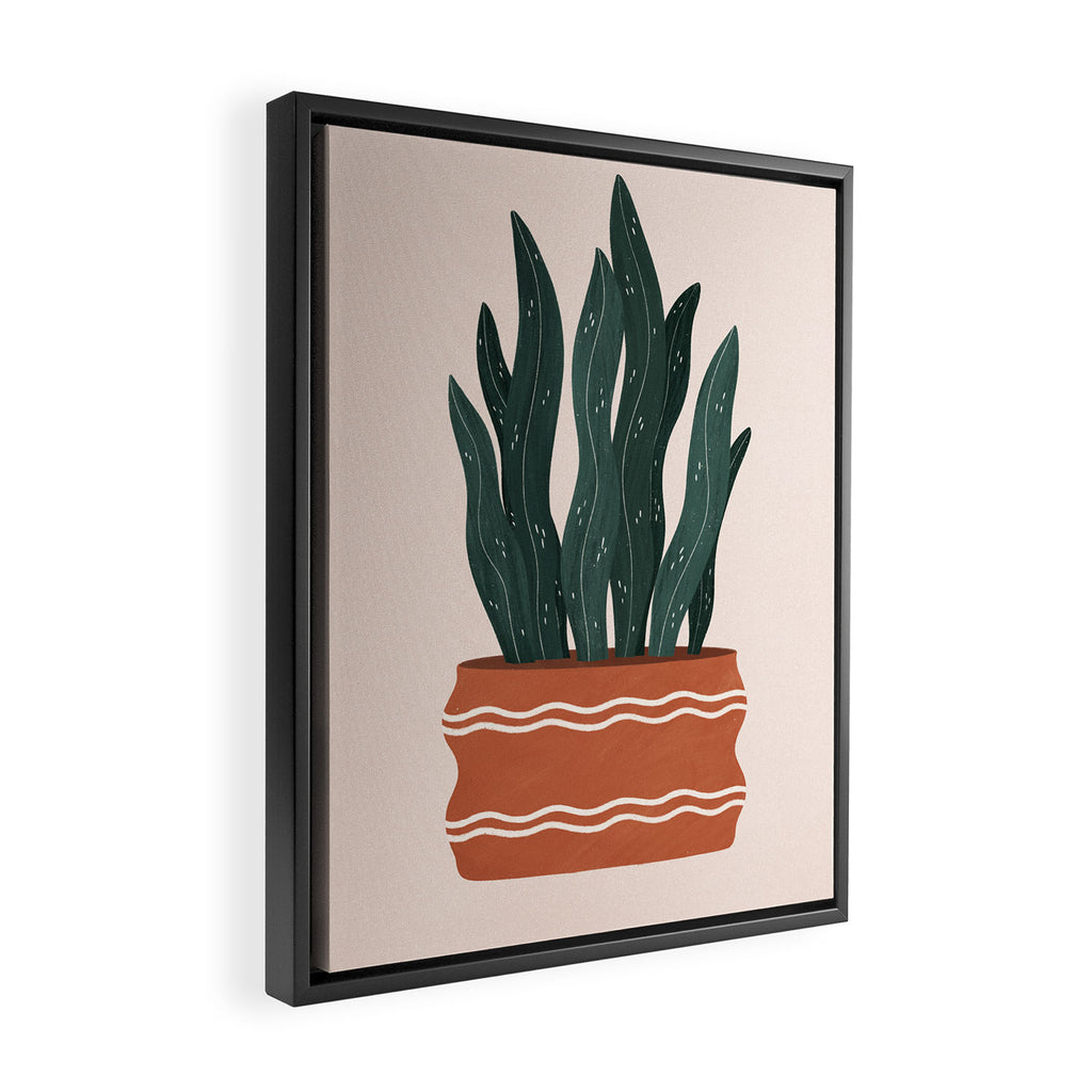 sanseveria Framed Canvas Print Gallery Image 2