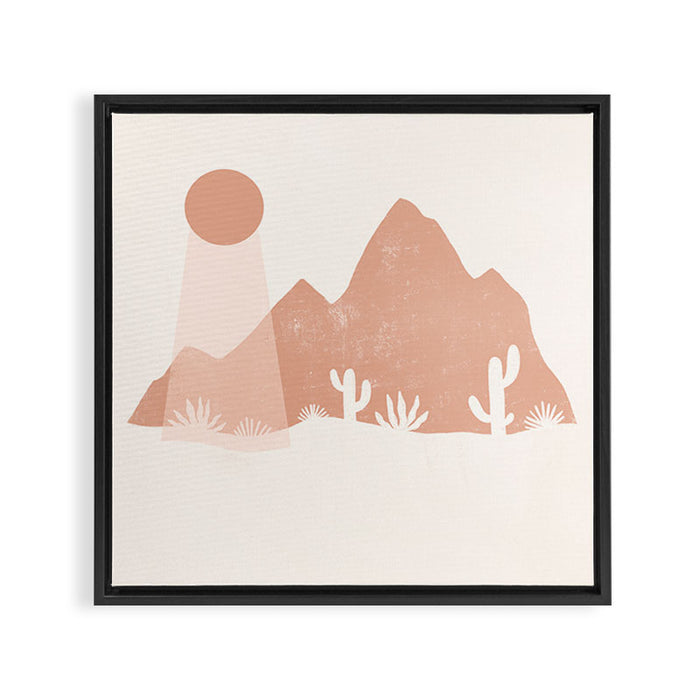 sonoran shapes Framed Canvas Print Gallery Image 1