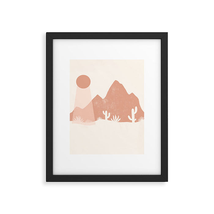 sonoran shapes Framed Art Print Gallery Image 1