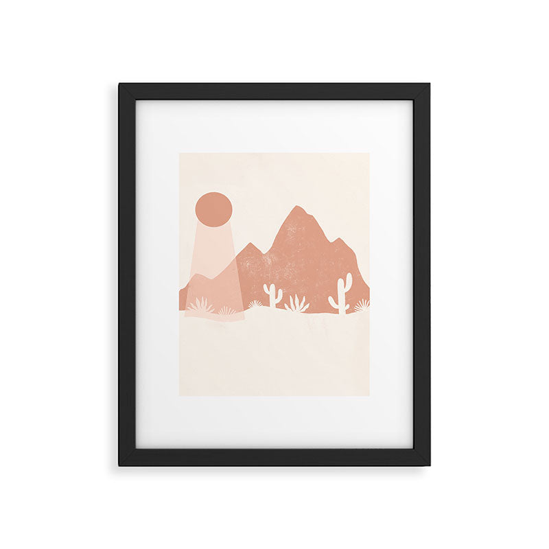 sonoran shapes Framed Art Print Gallery Image 6