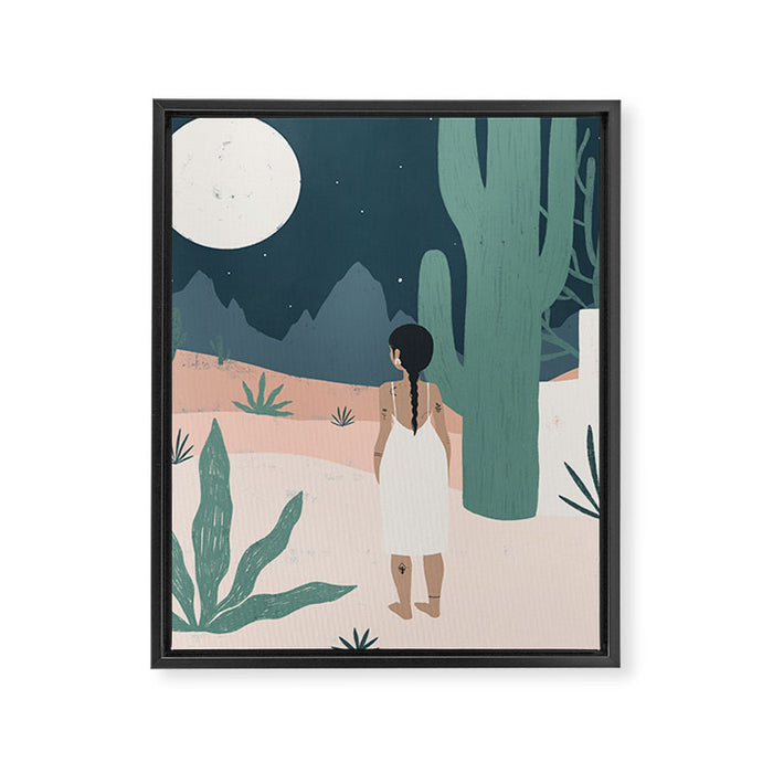 sonoran siren Framed Canvas Print Gallery Image 1