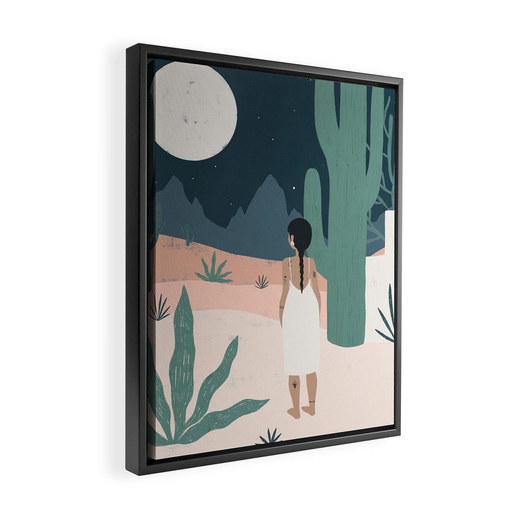 sonoran siren Framed Canvas Print Gallery Image 2