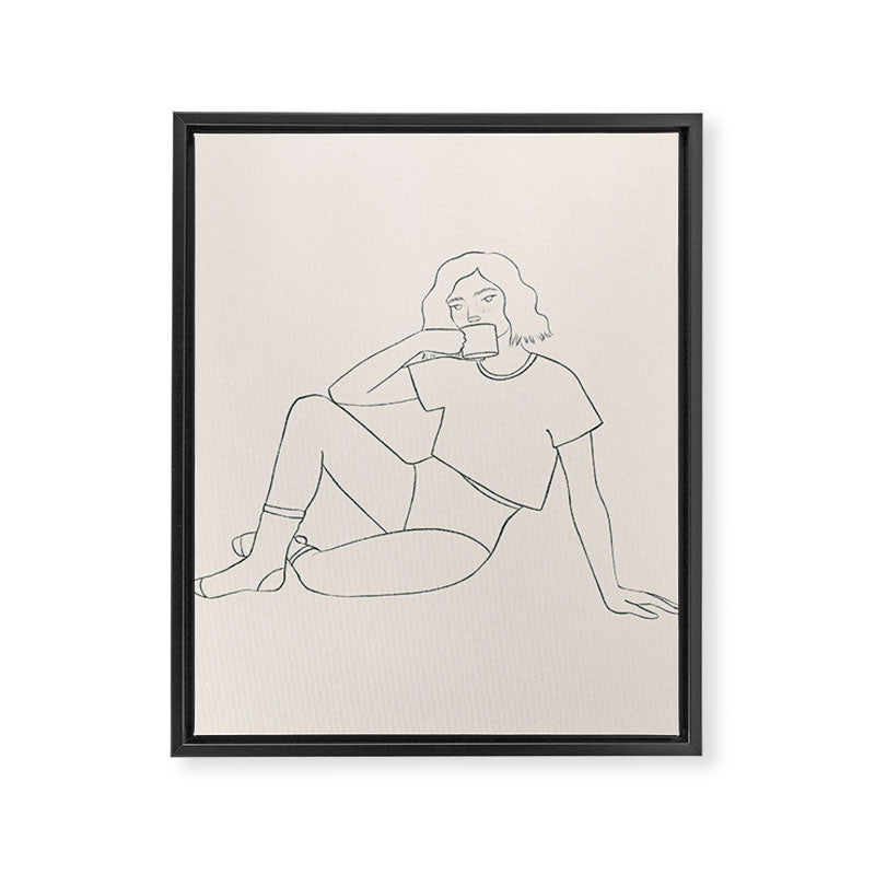 take a sip Framed Canvas Print Gallery Image 8