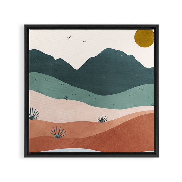 terra serena Framed Canvas Print Gallery Image 1