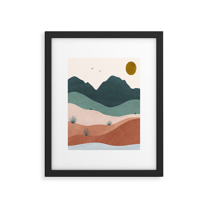 terra serena Framed Art Print Gallery Image 1