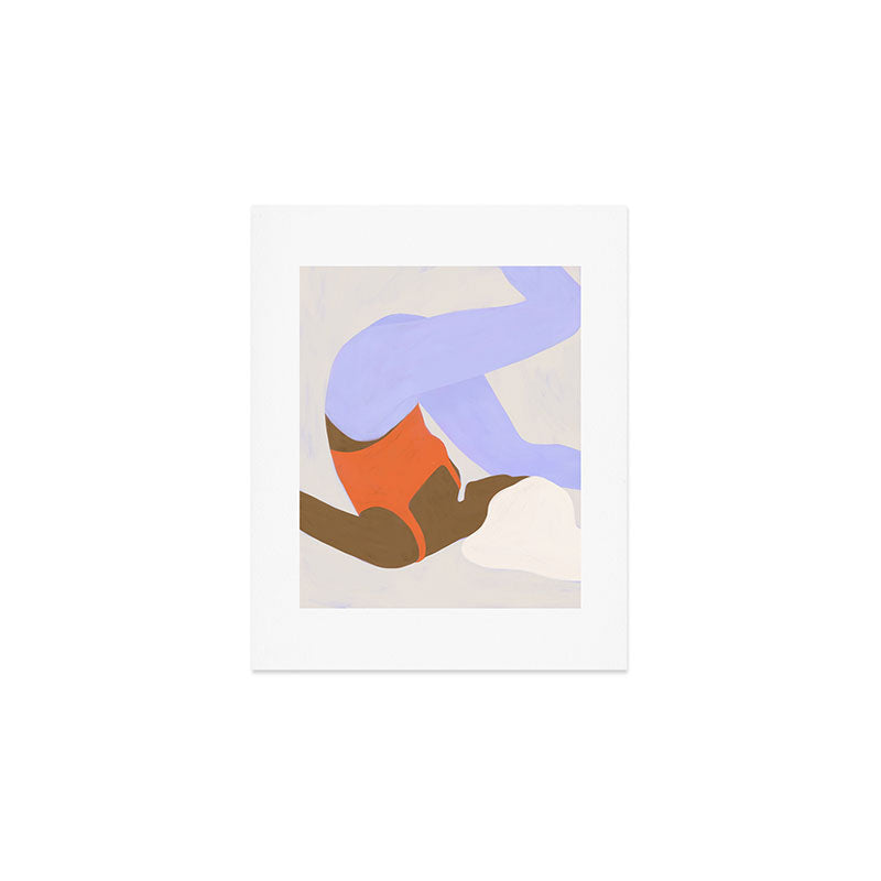 thinking pose Art Print Gallery Image 1