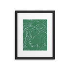 wavelength | green Framed Art Print Gallery Image 6