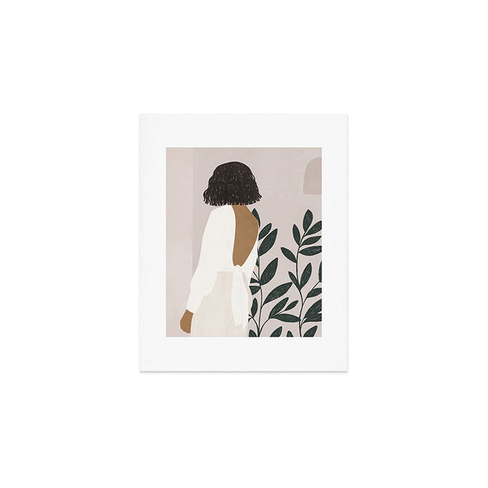 wearing white Art Print Gallery Image 1