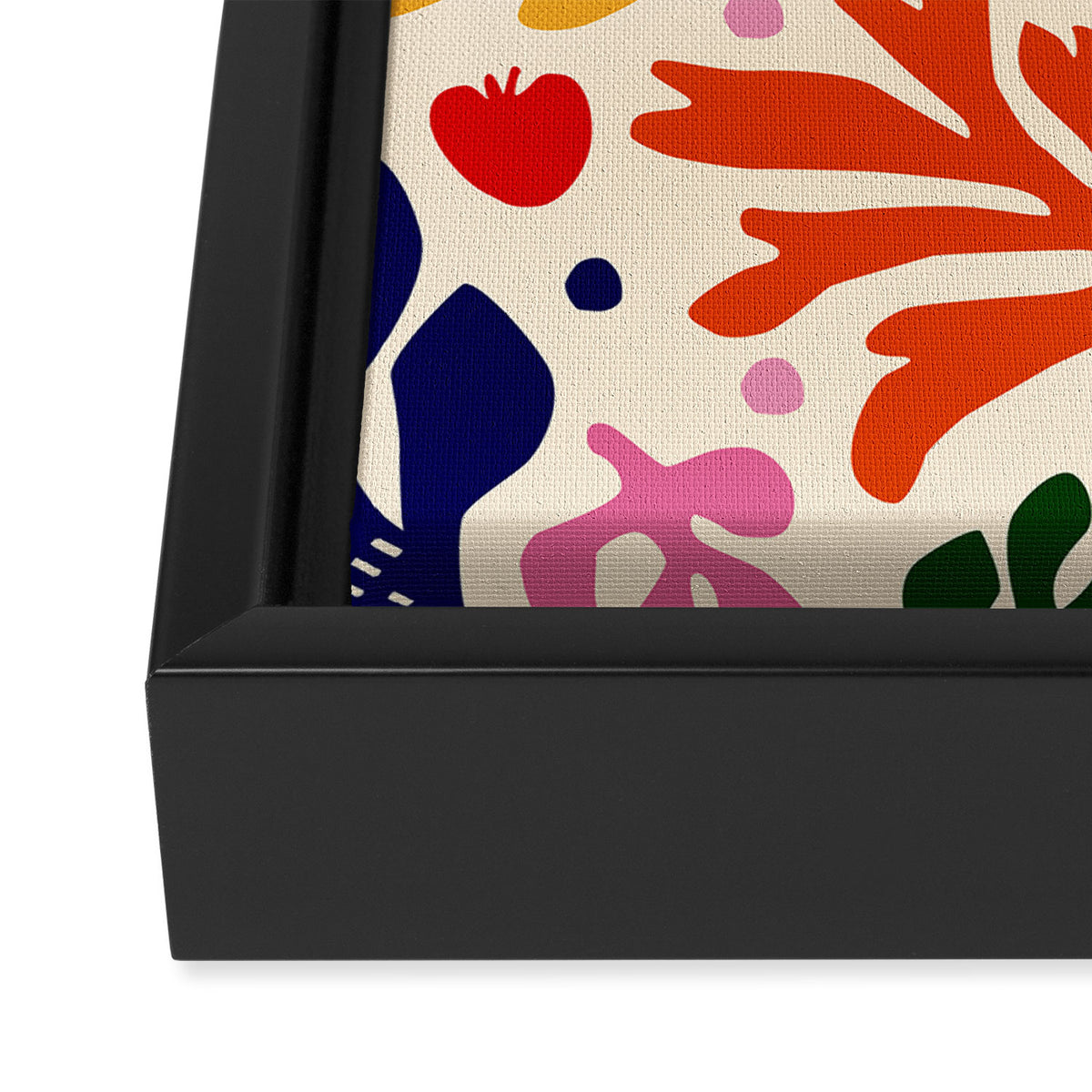 matisse pattern Framed Canvas Print Gallery Image 3