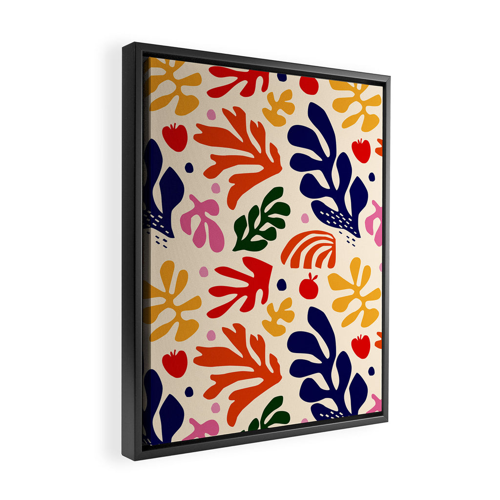 matisse pattern Framed Canvas Print Gallery Image 2
