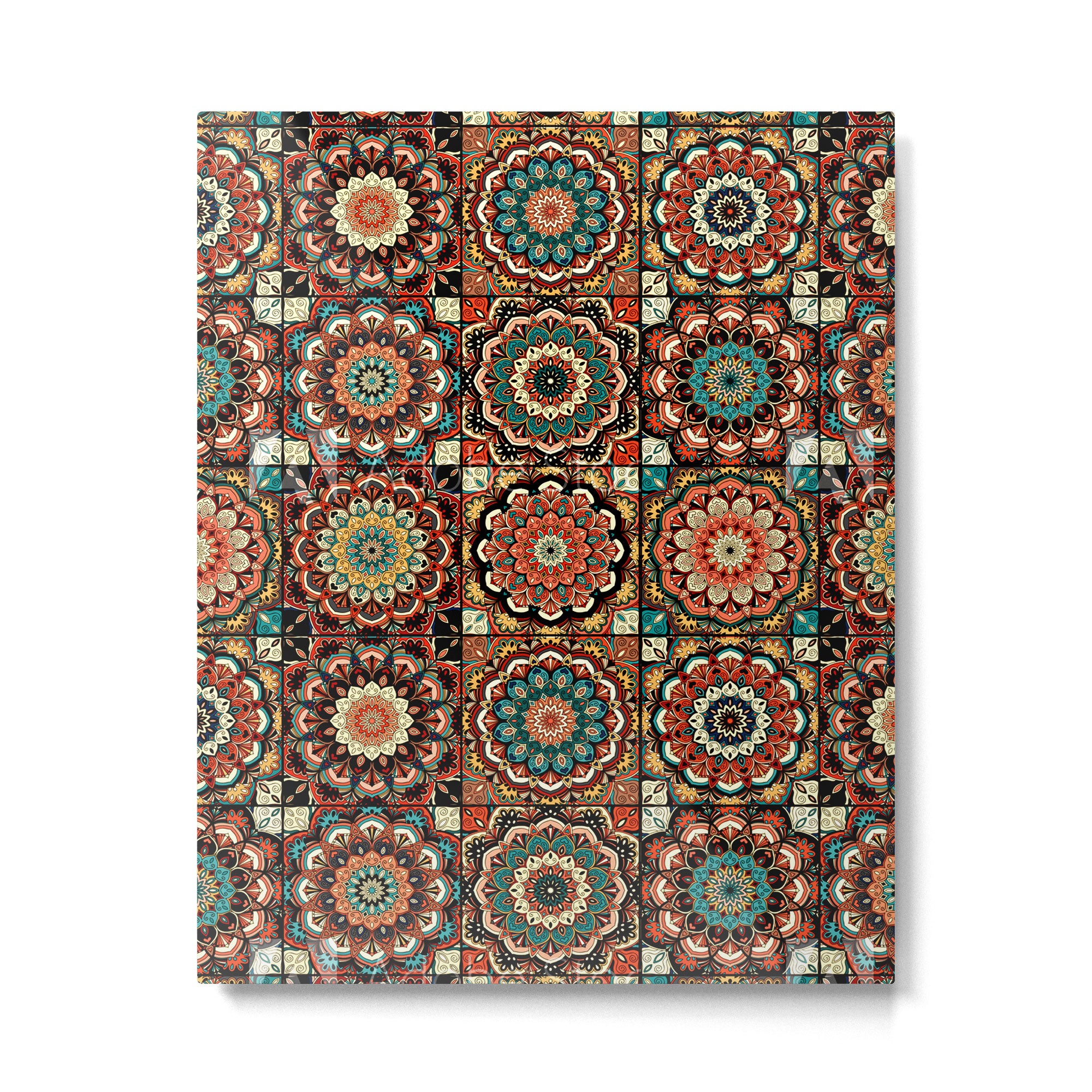 talavera mexican style pattern Metal Print Gallery Image 6