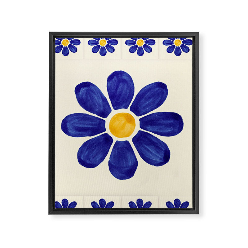 talavera mexican tile Framed Canvas Print Gallery Image 8