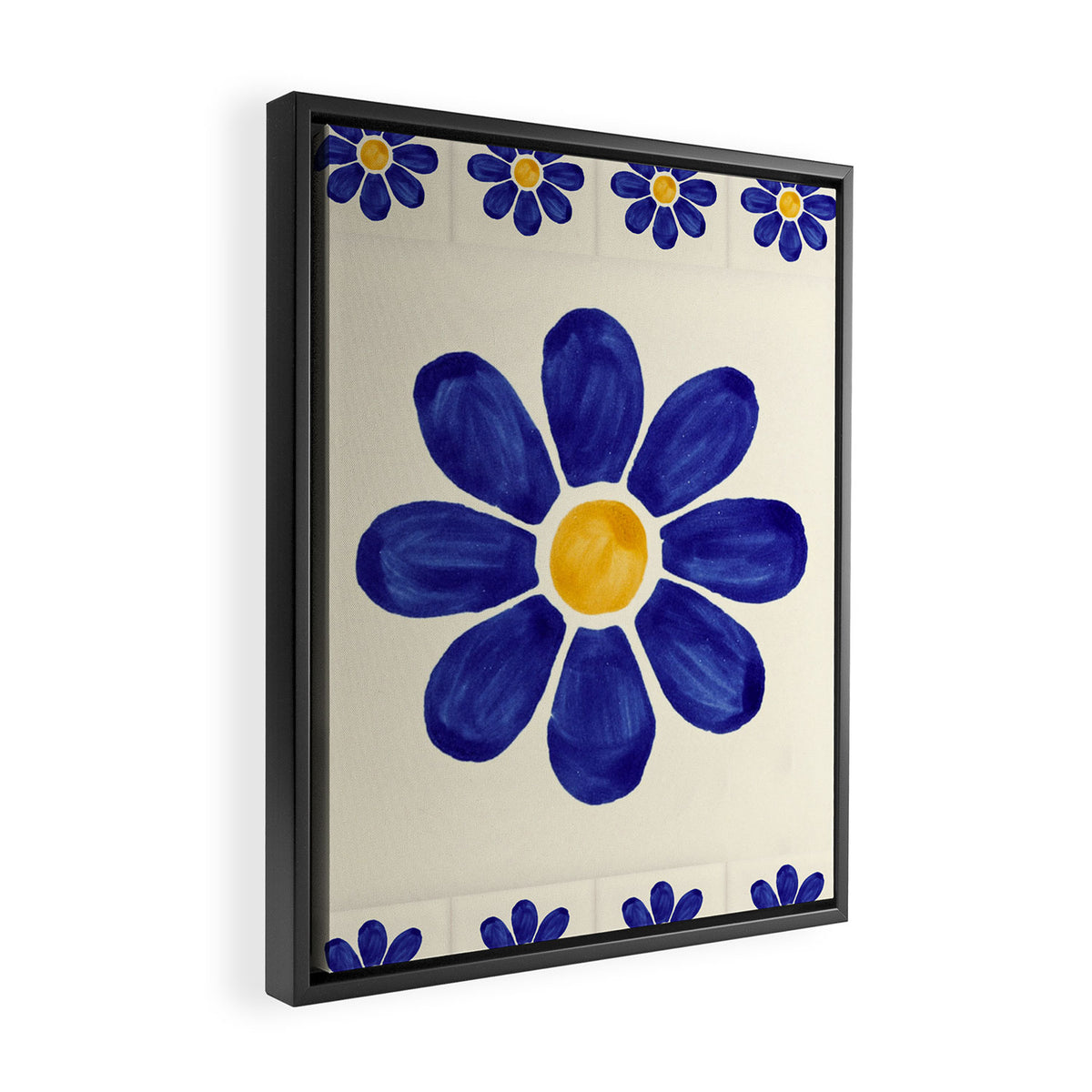 talavera mexican tile Framed Canvas Print Gallery Image 2