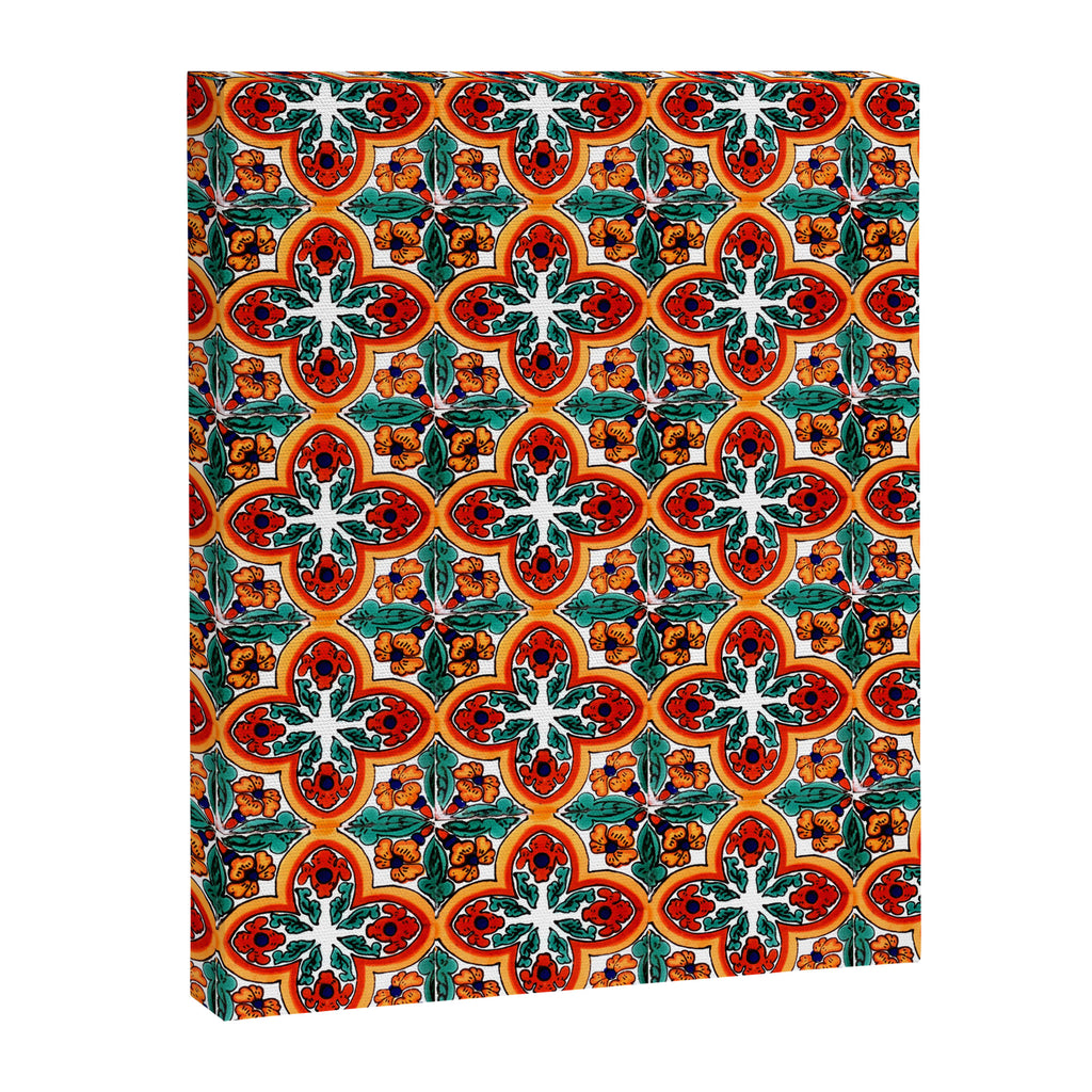Talavera Mexican Tile Canvas Print Gallery Image 8