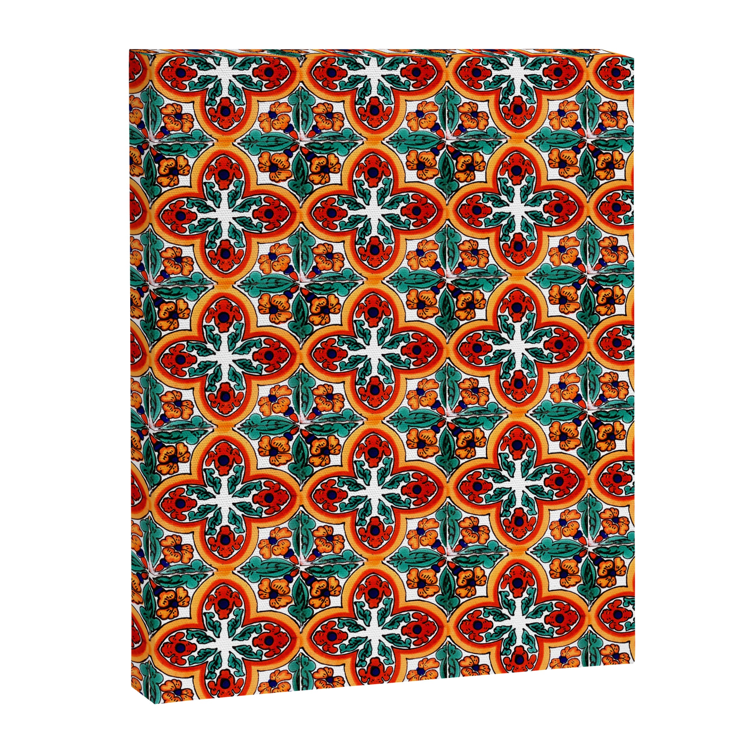 Talavera Mexican Tile Canvas Print Gallery Image 8