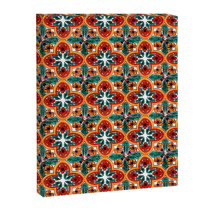 Talavera Mexican Tile Canvas Print Gallery Image 1
