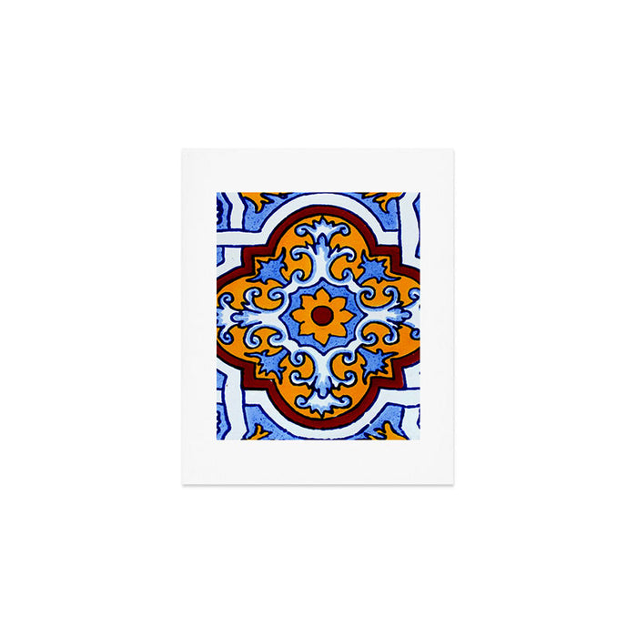 talavera mexican tile Art Print Gallery Image 1