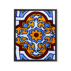 talavera mexican tile Framed Canvas Print Gallery Image 8