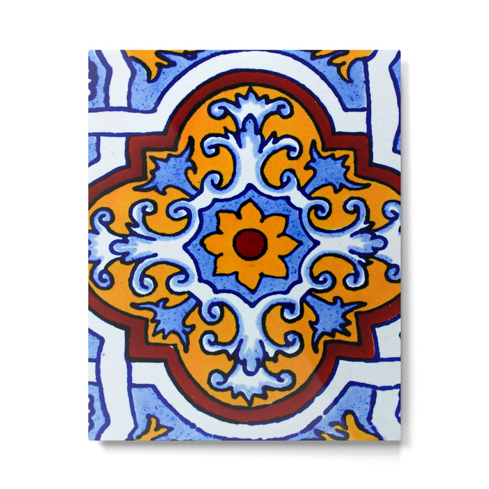 talavera mexican tile Metal Print Gallery Image 1
