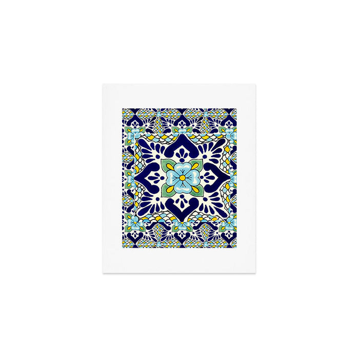 talavera mexican tile Art Print Gallery Image 1