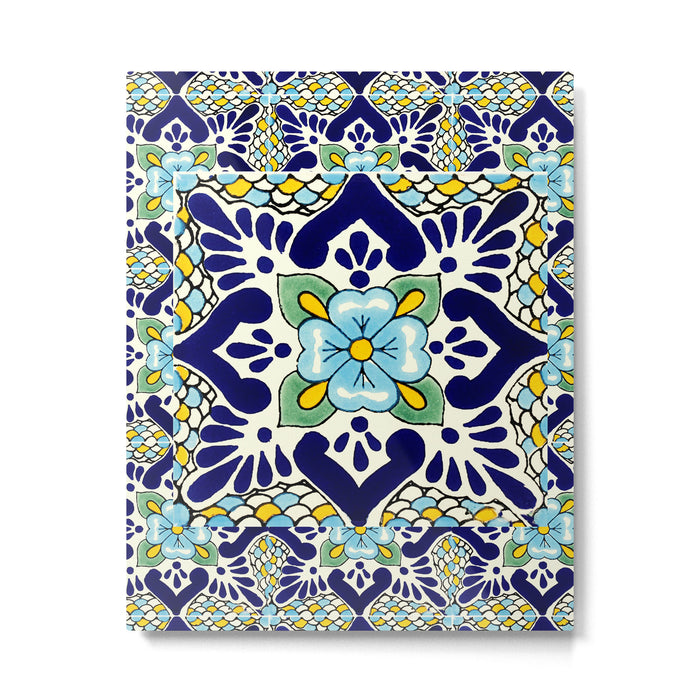 talavera mexican tile Metal Print Gallery Image 1
