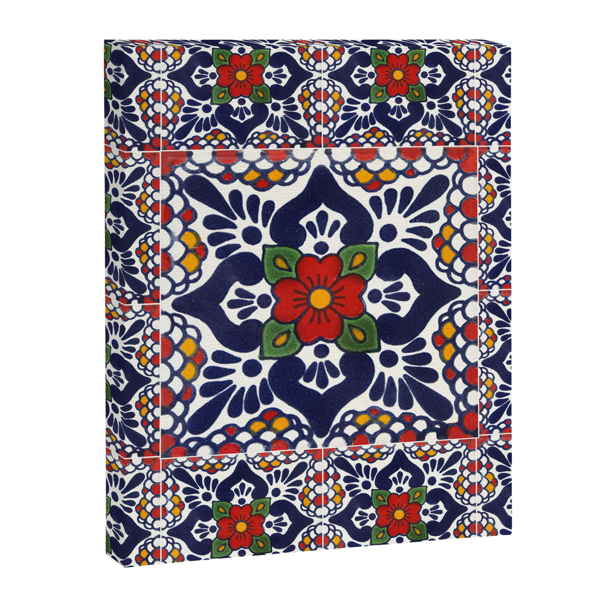 talavera mexican tile pattern Canvas Print Gallery Image 8
