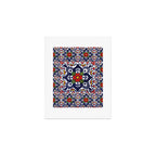 talavera mexican tile pattern Art Print Gallery Image 1