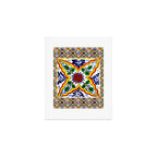 talavera mexican tile Art Print Gallery Image 1