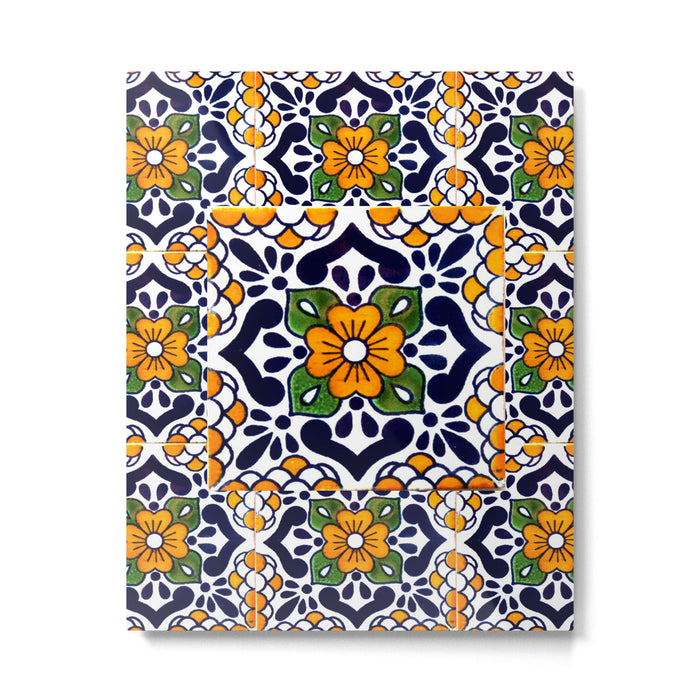 talavera mexican tile_4 Metal Print Gallery Image 1