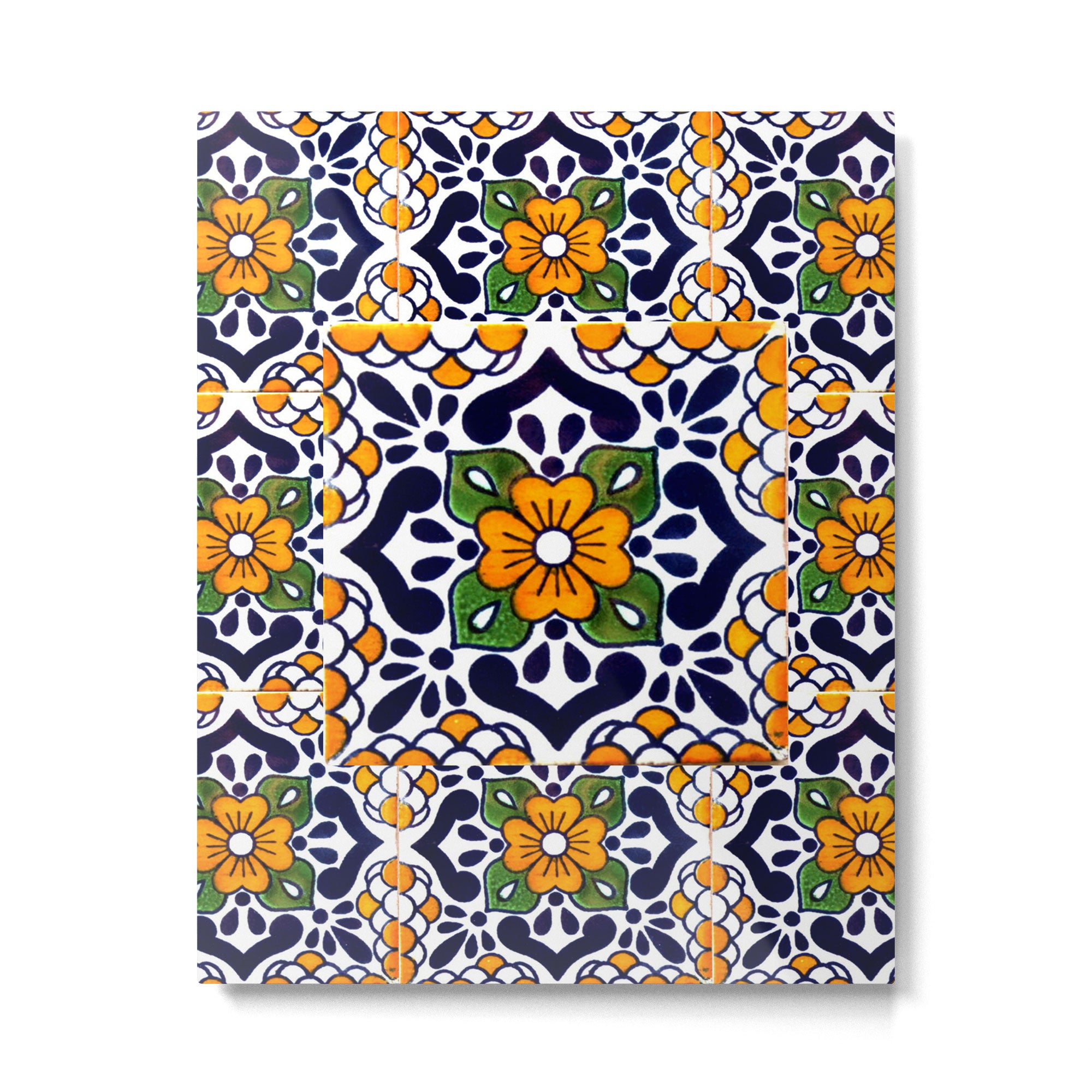 talavera mexican tile_4 Metal Print Gallery Image 6