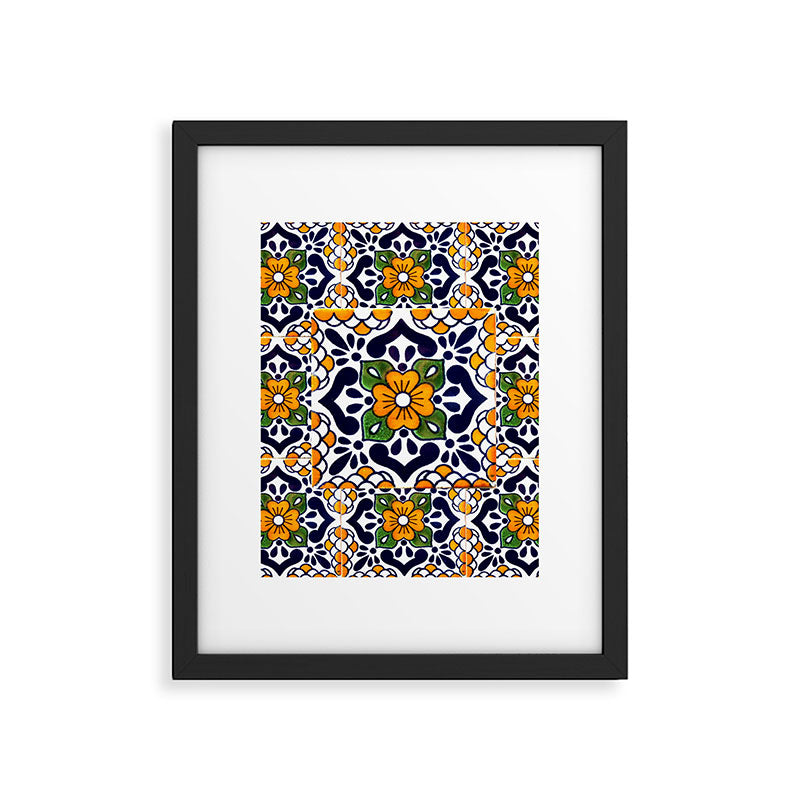 talavera mexican tile_4 Framed Art Print Gallery Image 6