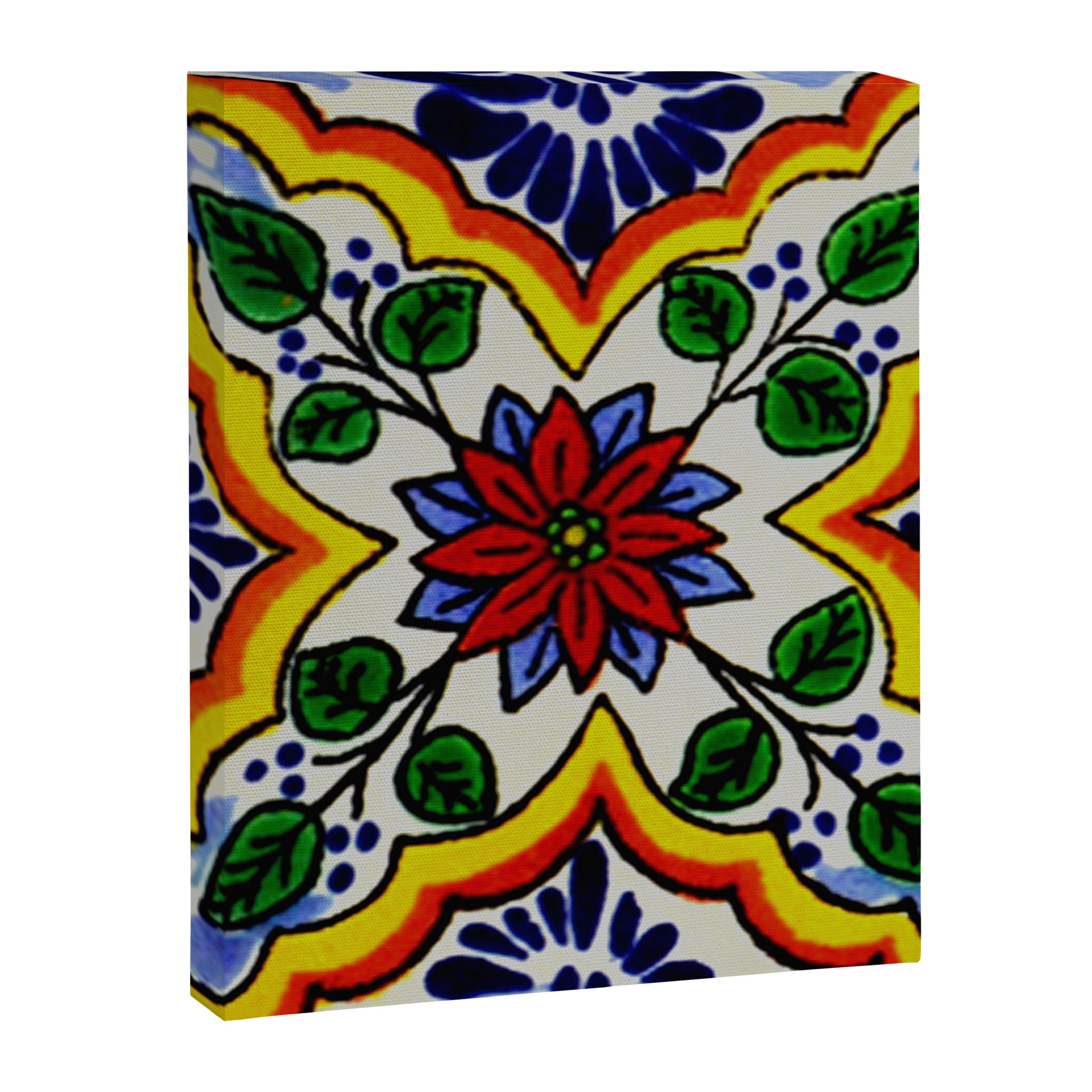 talaveramexican tile Canvas Print Gallery Image 8