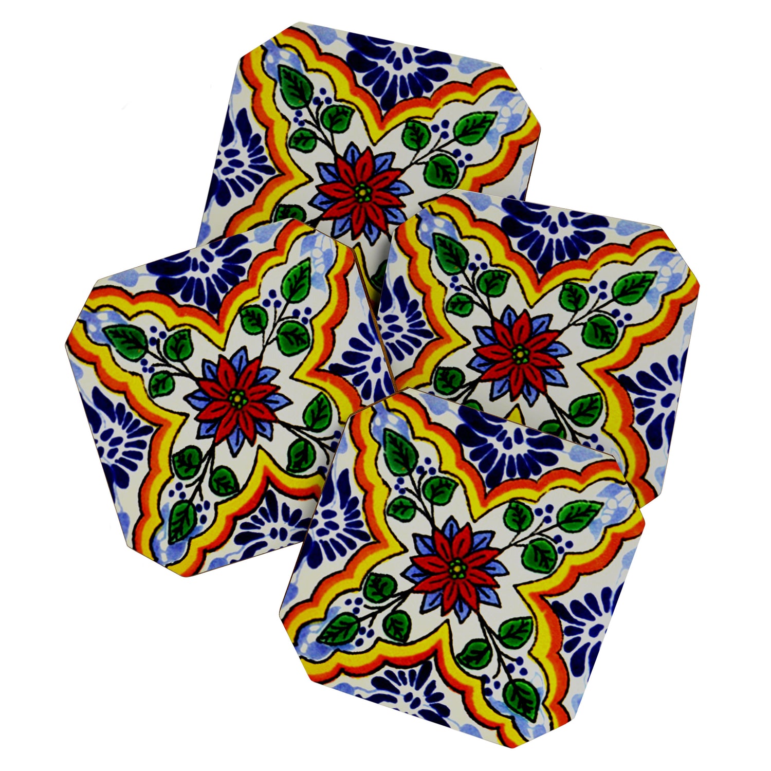talaveramexican tile Coaster Gallery Image 1