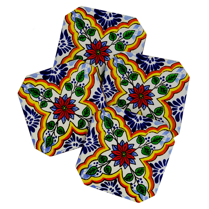 talaveramexican tile Coaster Gallery Image 1