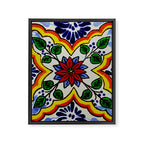 talaveramexican tile Framed Canvas Print Gallery Image 8