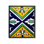 talaveramexican tile Framed Canvas Print Gallery Image 8