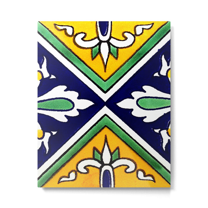 talaveramexican tile Metal Print Gallery Image 1