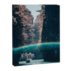 Rainbow in a sunny sky - floating between the rocks in Thailand - Asia travels Canvas Print Gallery Image 6