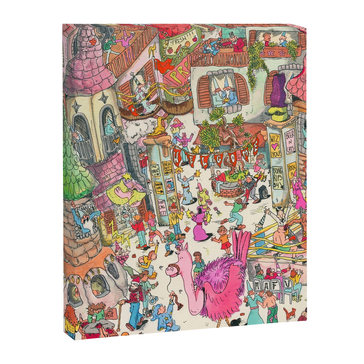 WIZARD CITY Canvas Print Gallery Image 6