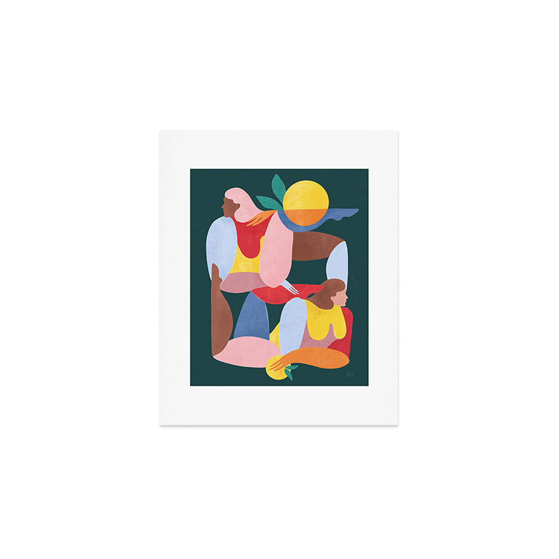Abstract Figures V Art Print Gallery Image 1