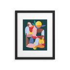 Abstract Figures V Framed Art Print Gallery Image 5