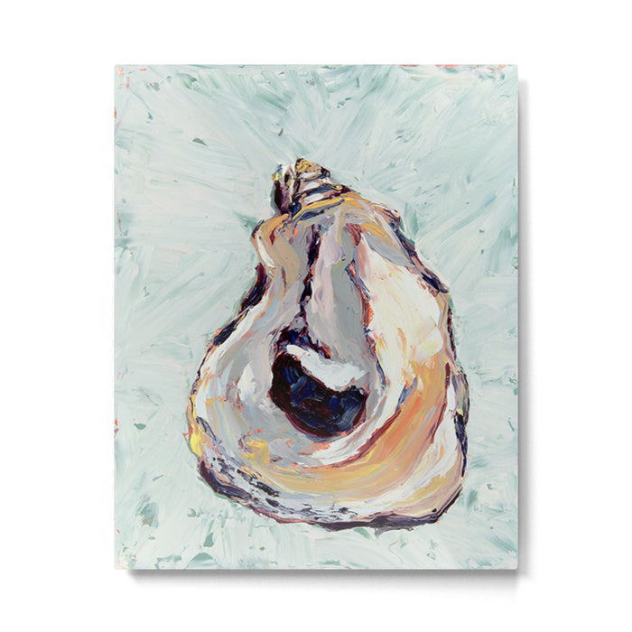 Oyster shell Metal Print Gallery Image 1