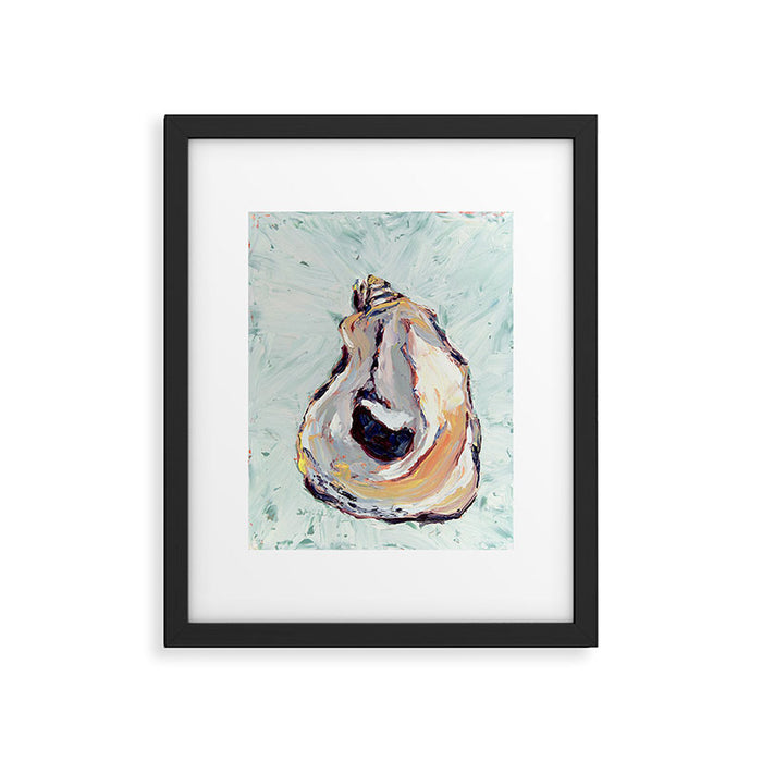 Oyster shell Framed Art Print Gallery Image 1