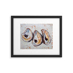 Oyster shells Framed Art Print Gallery Image 5