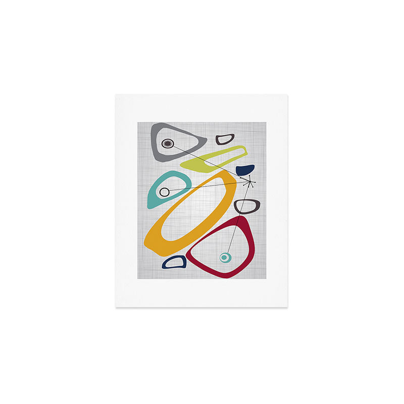 Mid Century Modern Art Art Print Gallery Image 1