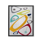 Mid Century Modern Art Framed Canvas Print Gallery Image 6