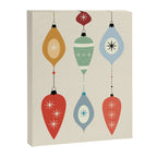 Mid Century Modern Christmas Baubles Canvas Print Gallery Image 8
