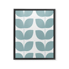 Mid Century Modern Leaves 01 Framed Canvas Print Gallery Image 6