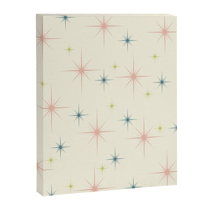 Mid Century Modern Stars Canvas Print Gallery Image 1